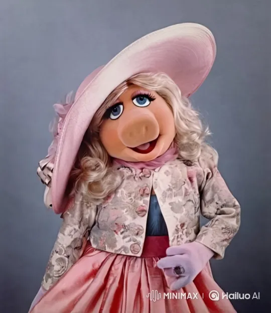Miss Piggy as a Southern Belle: Graceful Performance – AI Generated Video | Hailuo AI