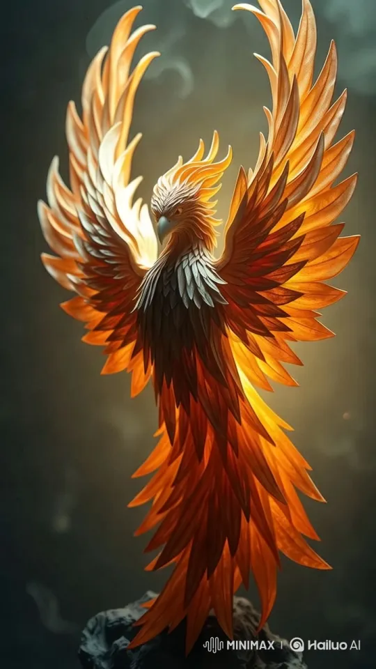 4K Firebird: Majestic Flights in Slow Motion – AI Generated Video | Hailuo AI