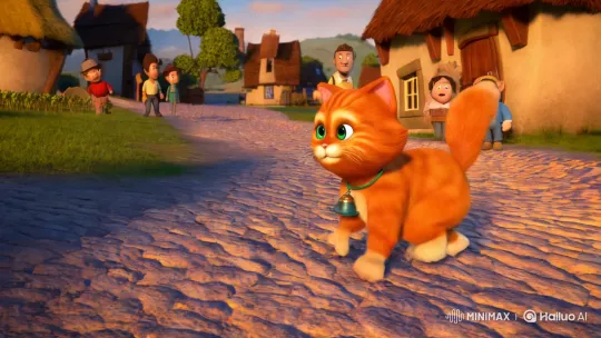 Milo the Magical Cat Enchants a Village – AI Generated Video | Hailuo AI