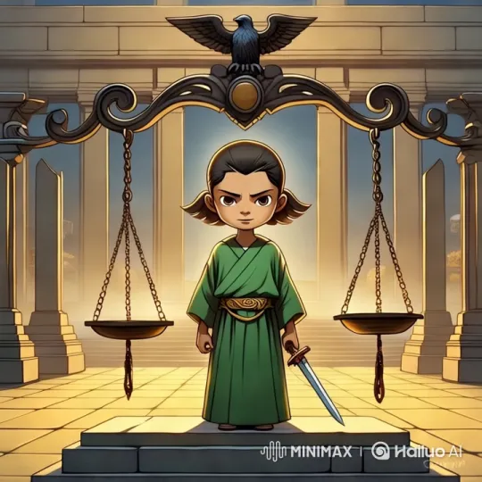 Young Samurai Strikes, Destroys Scales in Majestic Setting – AI Generated Video | Hailuo AI