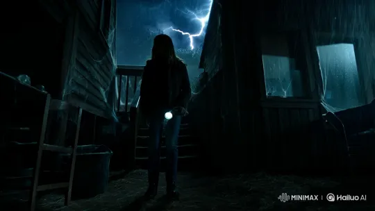 Woman Confronts Mysterious Voices in Isolated Cabin – AI Generated Video | Hailuo AI