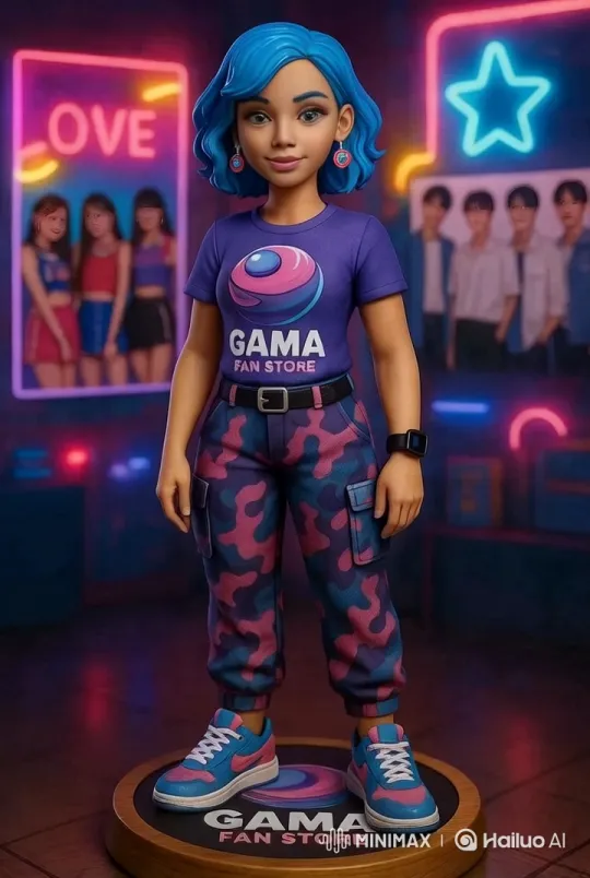 Animated Character Blows Kiss with Flair – AI Generated Video | Hailuo AI