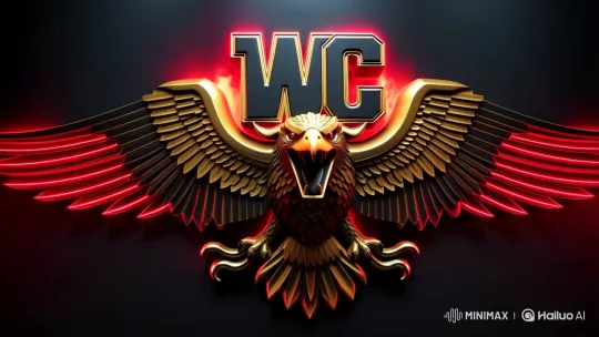 3D WC Logo Video: Majestic Eagle Emblem Showcases Authority – AI Generated Video | Hailuo AI