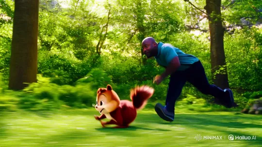 Diddy Pursues Alvin in a Dynamic Forest Chase – AI Generated Video | Hailuo AI