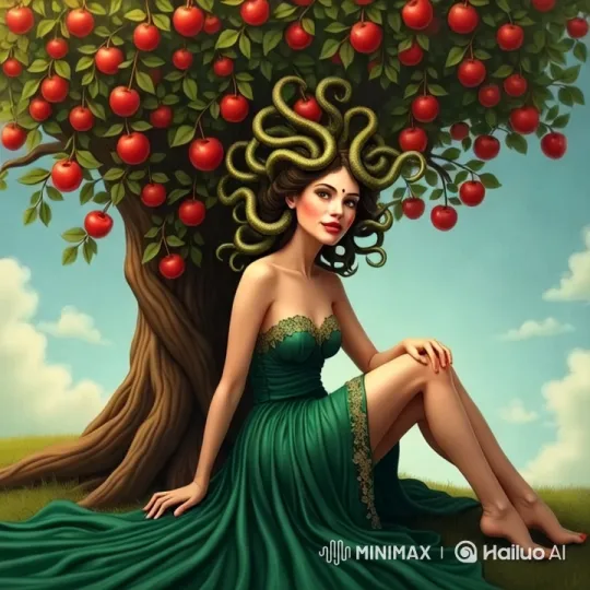 Gargon, the Jellyfish, Enchants with Apple and Serpent Dance – AI Generated Video | Hailuo AI