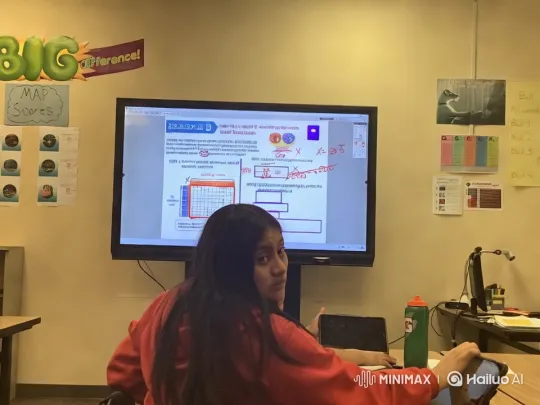 Girl Floats, Eats Chicken in Theoretical Classroom – AI Generated Video | Hailuo AI