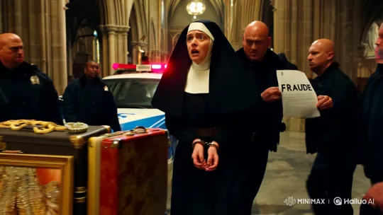 Nun Arrested in Cathedral: Life of Luxury Exposed – AI Generated Video | Hailuo AI