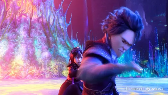 Mystical Duel: Kumiko vs. Gojo Satoru in a Surreal Battle – AI Generated Video | Hailuo AI