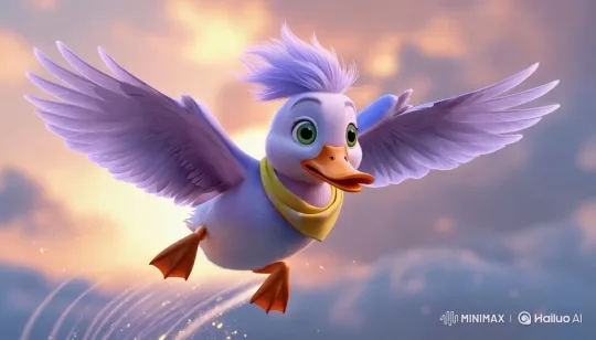 Magical Flight of Elío the Animated Duck – AI Generated Video | Hailuo AI