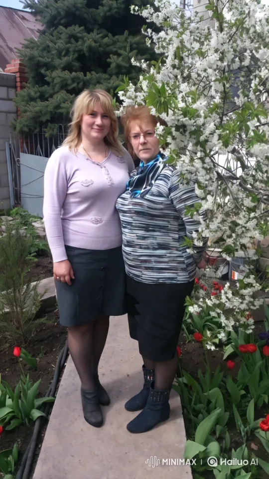 Women and Vibrant Garden in Serene Setting – AI Generated Video | Hailuo AI