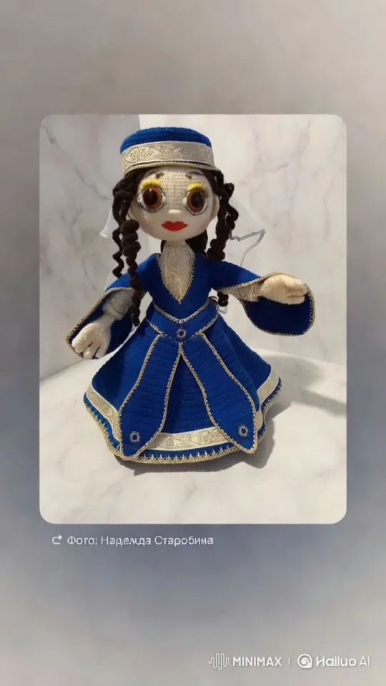 Georgian Dancer in Traditional Attire Performs Against Mountains – AI Generated Video | Hailuo AI