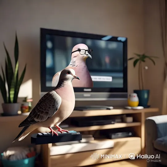 Dove's Shocking TV Explosion and Laser Flight – AI Generated Video | Hailuo AI