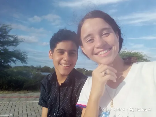 Intimate Couple's Affection in Serene Landscape – AI Generated Video | Hailuo AI