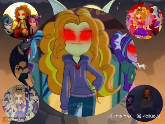 Dramatic Pan of Characters with Glowing Eyes – AI Generated Video | Hailuo AI
