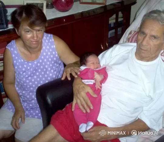 Family Bonds: Grandparents' Tender Moments with Baby – AI Generated Video | Hailuo AI