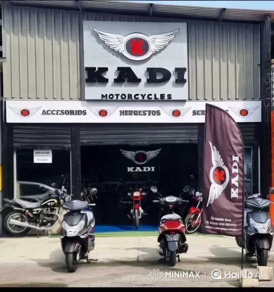 KADI Motorcycles: Animated Storefront Display – AI Generated Video | Hailuo AI