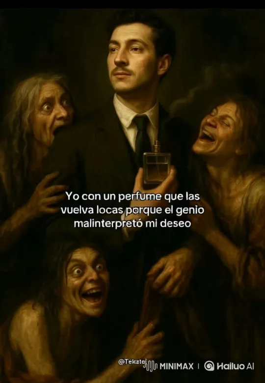 Man in Suit Amidst Frantic Dollmakers – AI Generated Video | Hailuo AI