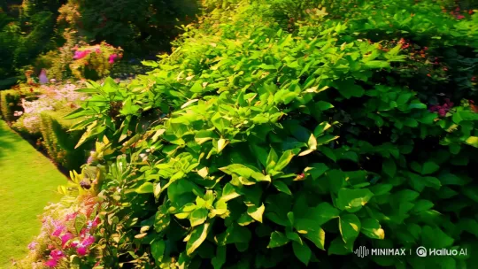 Vibrant Garden: Children's Joyful Play Captured Aesthetically – AI Generated Video | Hailuo AI