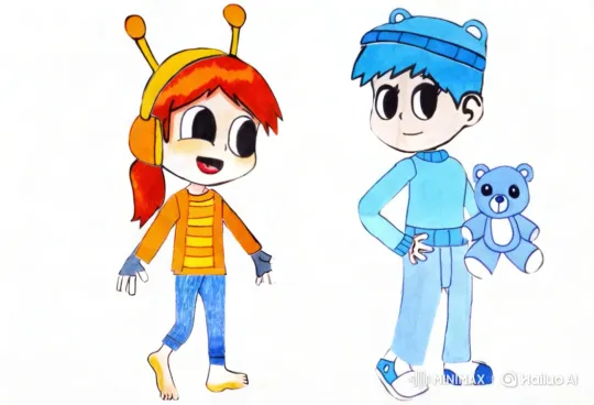 Vibrant Cartoon Characters in Static Shot – AI Generated Video | Hailuo AI