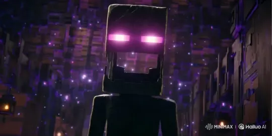 Minecraft: Bedrock Edition Hyper-Realistic Enderman Scene – AI Generated Video | Hailuo AI
