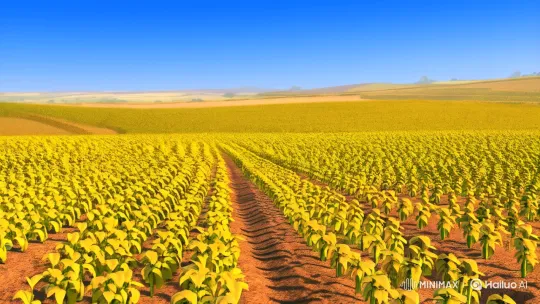 Farmer Forms Unlikely Alliance with Rats Amidst Serene Landscape – AI Generated Video | Hailuo AI
