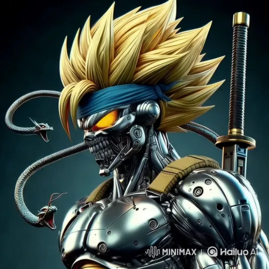 Futuristic Cyborg Warrior Showcases Dynamic Design – AI Generated Video | Hailuo AI