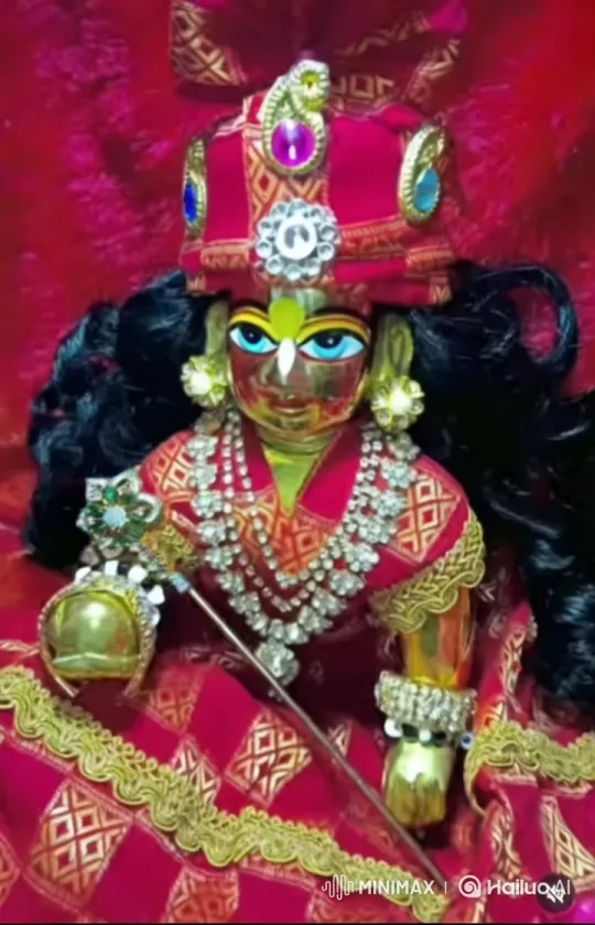 Opulent Krishna Statue Showcases Artistry and Elegance – AI Generated Video | Hailuo AI