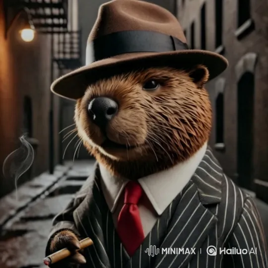 Mysterious Beaver in Noir Alleyway Setting – AI Generated Video | Hailuo AI