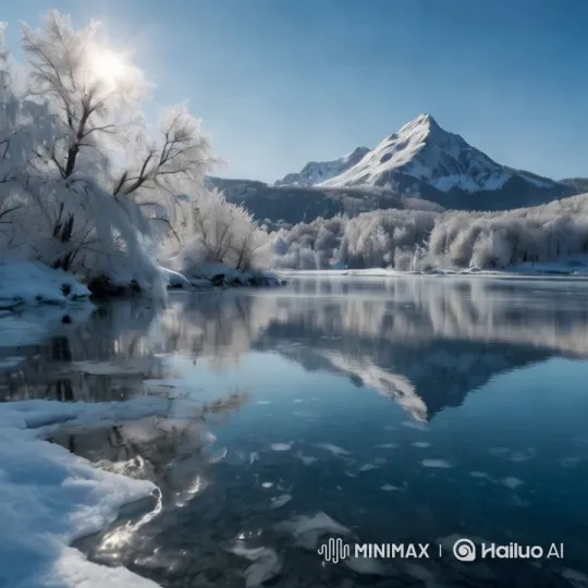 Majestic Winter Hill: 4K Cinematic Nature Splendor – AI Generated Video | Hailuo AI