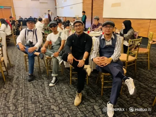Stylish Men at Elegant Indoor Event – AI Generated Video | Hailuo AI
