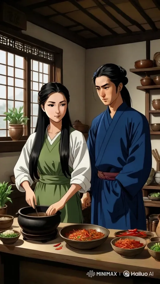 Xiao Ling Cooks Stir-Fried Potatoes with Garlic and Chili – AI Generated Video | Hailuo AI