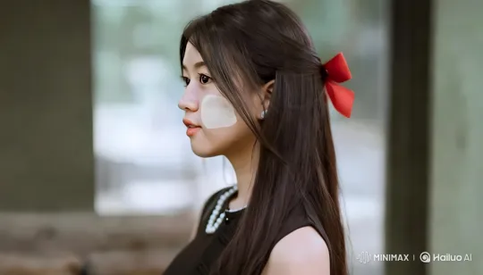 Elegant Woman in Refined Setting with Fluid Tracking Shot – AI Generated Video | Hailuo AI