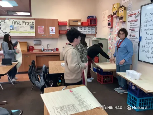 Energetic Classroom Activities Captured on Camera – AI Generated Video | Hailuo AI