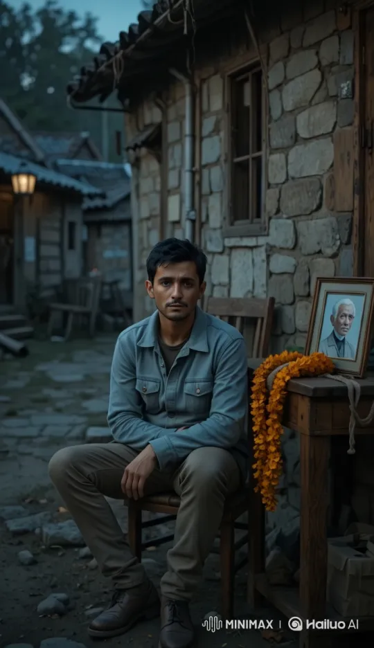 Young Man Reflects on Memory in Quaint Village – AI Generated Video | Hailuo AI