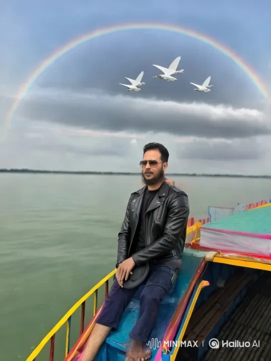Vibrant Rainbow and Serene Water Scene – AI Generated Video | Hailuo AI