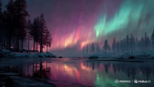Vivid Nebula Swirls with Glittering Stars – AI Generated Video | Hailuo AI