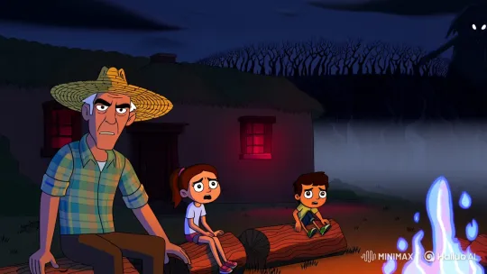 Supernatural Terror: Rural Brazilian Night with Grandfather's Campfire Story – AI Generated Video | Hailuo AI