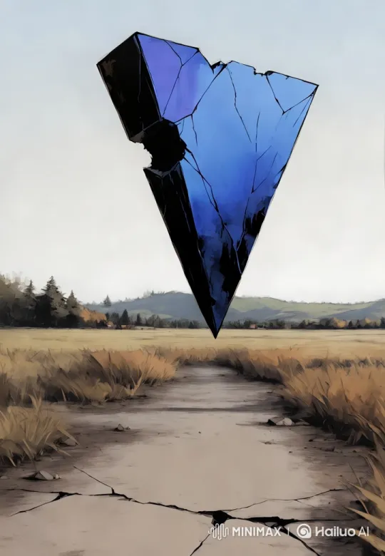 Floating Crystal Over Golden Field - Tension and Beauty – AI Generated Video | Hailuo AI