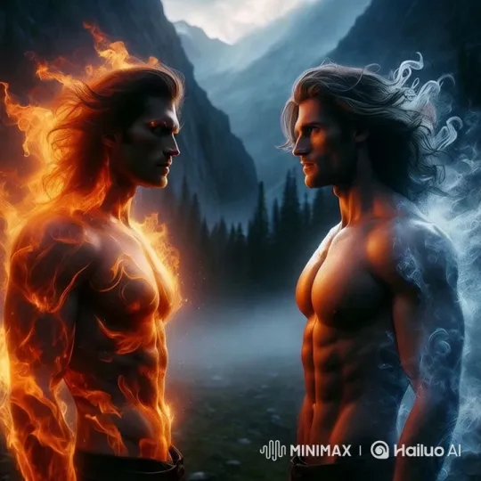 Elemental Demons Face Off in Majestic Valley – AI Generated Video | Hailuo AI