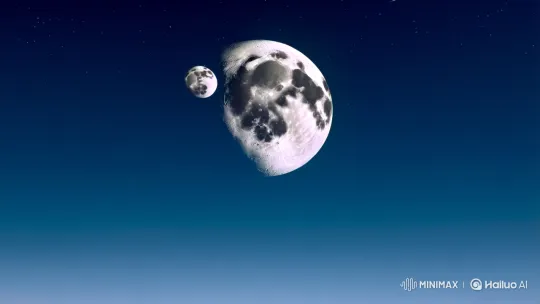 Celestial Dance: The Mesmerizing Moon Cycle Timelapse – AI Generated Video | Hailuo AI