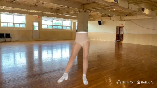 Graceful Latin Dance by Disembodied Legs in Studio – AI Generated Video | Hailuo AI