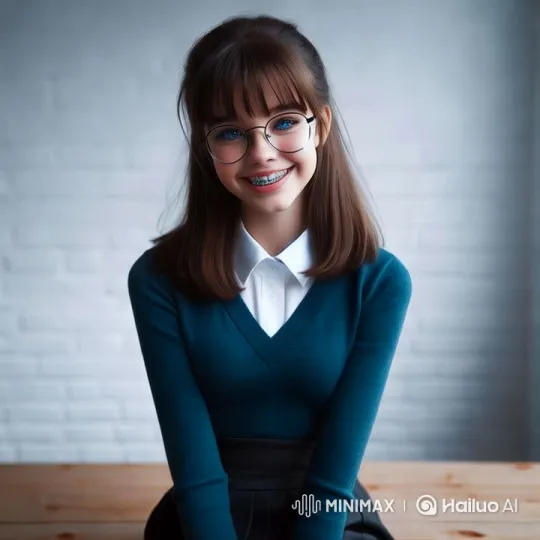 French Girl's Graceful Presence in Minimalist Setting – AI Generated Video | Hailuo AI