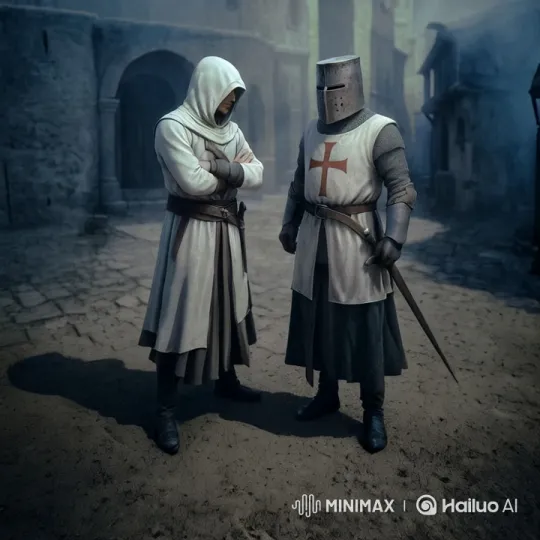 Knights Prepare for Challenge in Medieval Village – AI Generated Video | Hailuo AI