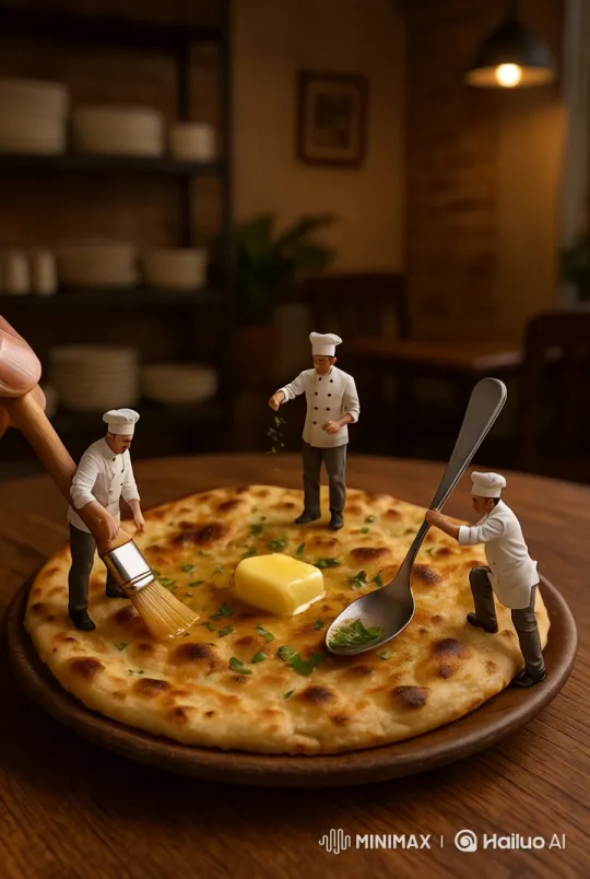 Artisan Chefs Craft Chur Chur Naan with Precision – AI Generated Video | Hailuo AI