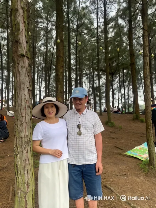 Couple in Serene Forest Amidst Pine Trees – AI Generated Video | Hailuo AI
