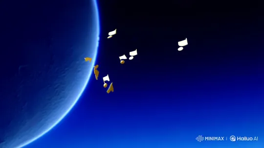Notes Descend on Dreaming Children in Nocturnal Serenade – AI Generated Video | Hailuo AI