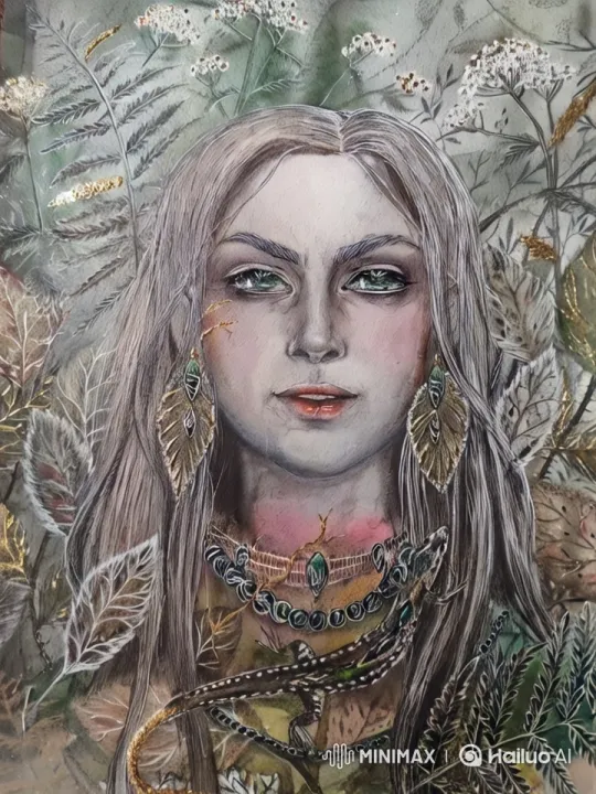 Ornate Figure in Lush Natural Setting – AI Generated Video | Hailuo AI
