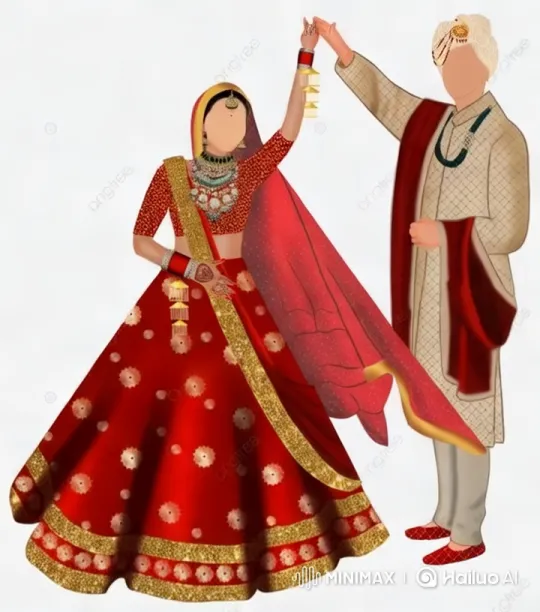 Indian Wedding Celebration: Aesthetic Couple's Dance – AI Generated Video | Hailuo AI