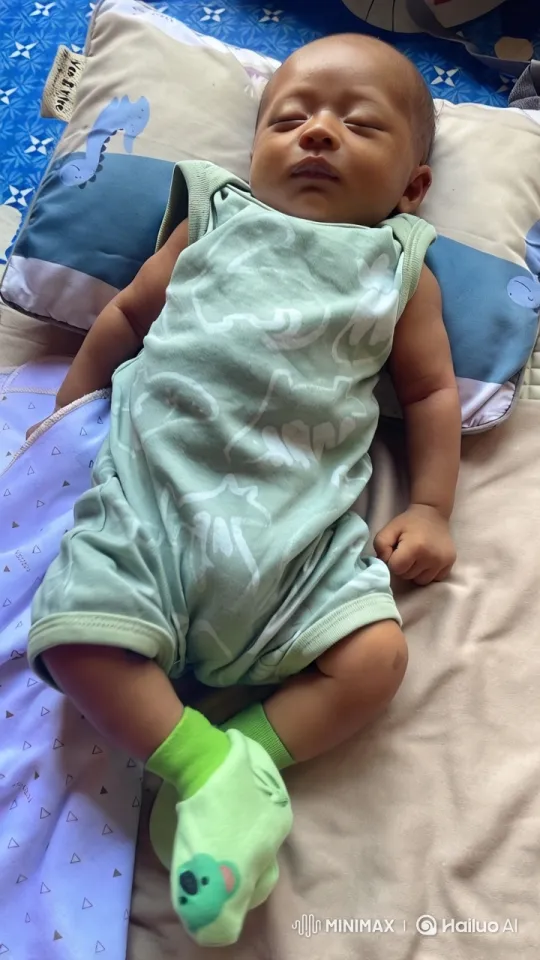 Baby's Serene Rest in Gentle Surroundings – AI Generated Video | Hailuo AI