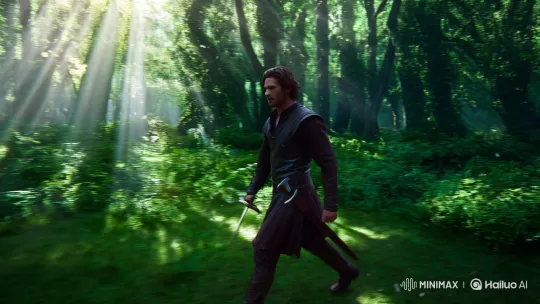 David's Epic Battle: Forest Journey to Giant's Downfall – AI Generated Video | Hailuo AI